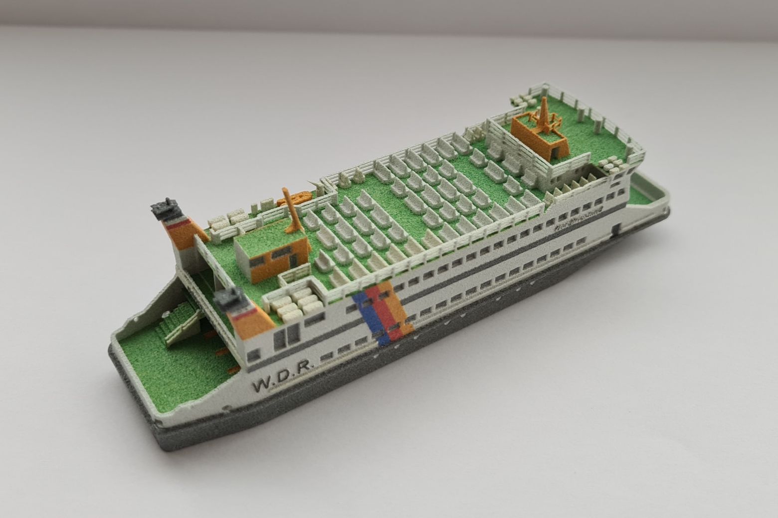Schiffsmodell W.D.R. Nordfriesland multicolor 3D-Druck
