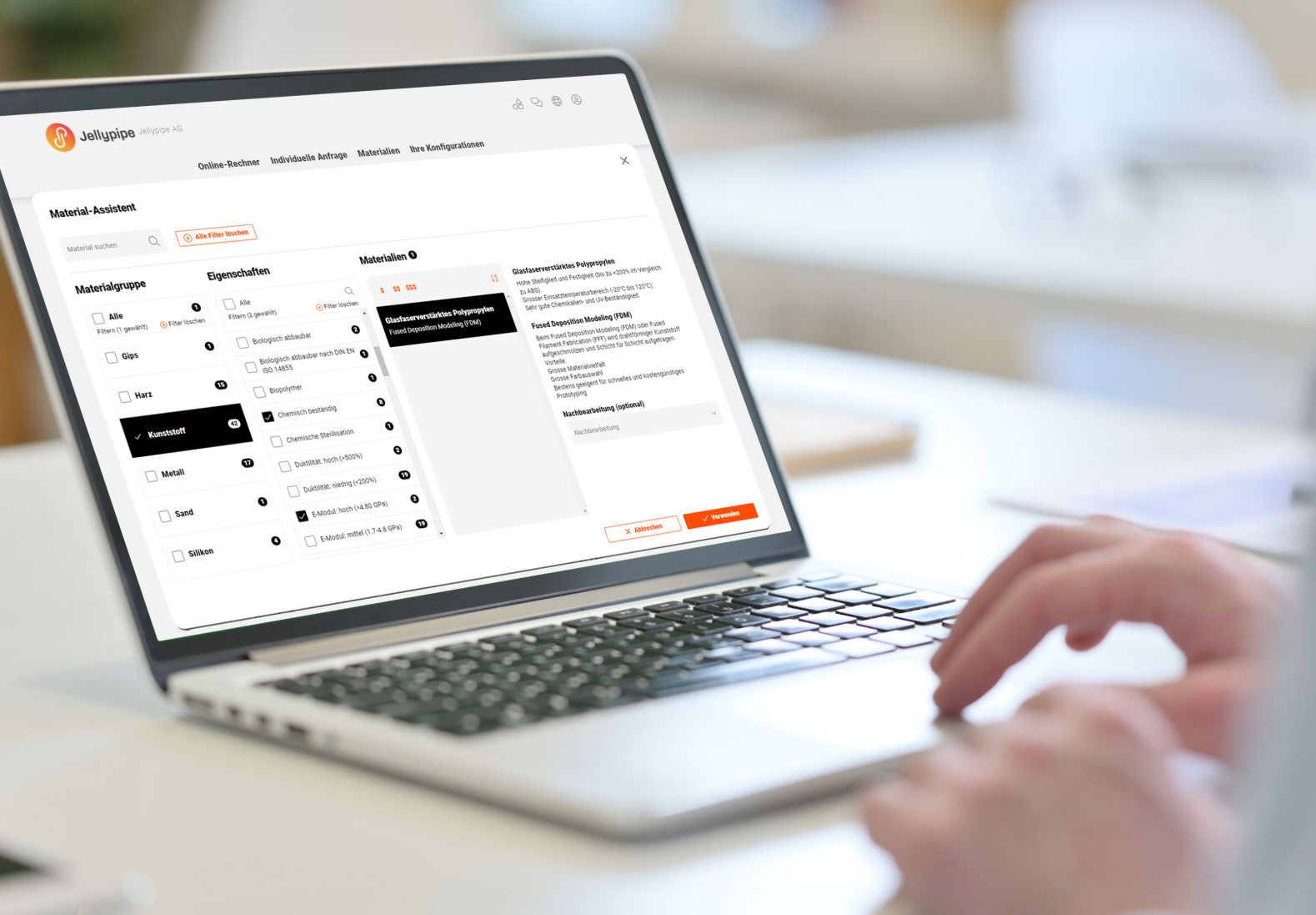 Jellypipe Plattform V3 Materialassistent Jellypipe Plattform V3 Materialassistent