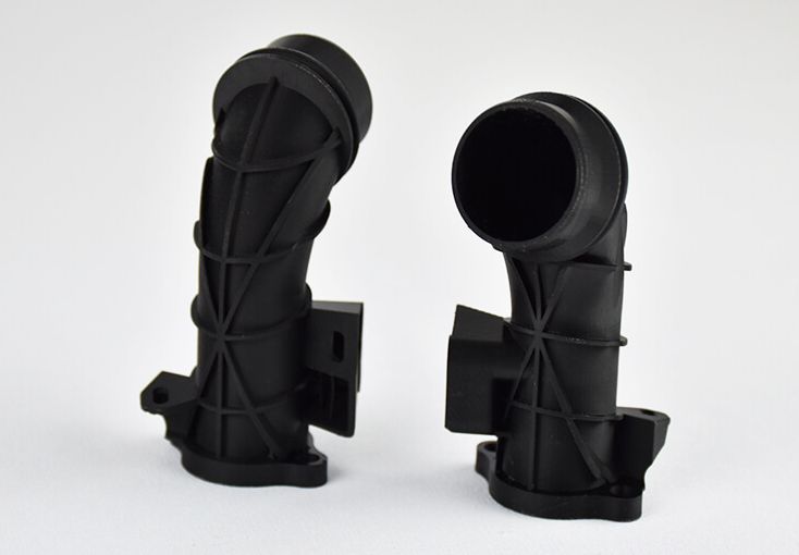 3D Druck Rohrverzweigung - Material Kunststoff BASF ST45B