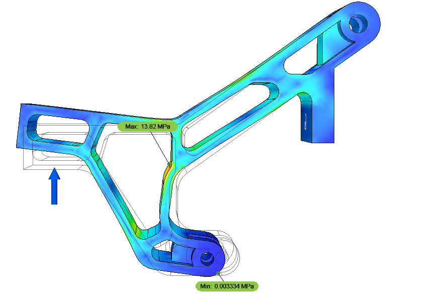 Jellypipe Bauteil Topologie-Optimierung