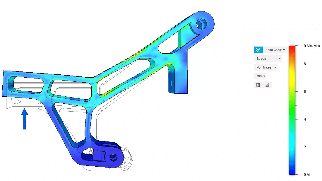 Jellypipe Bauteil Topologie-Optimierung