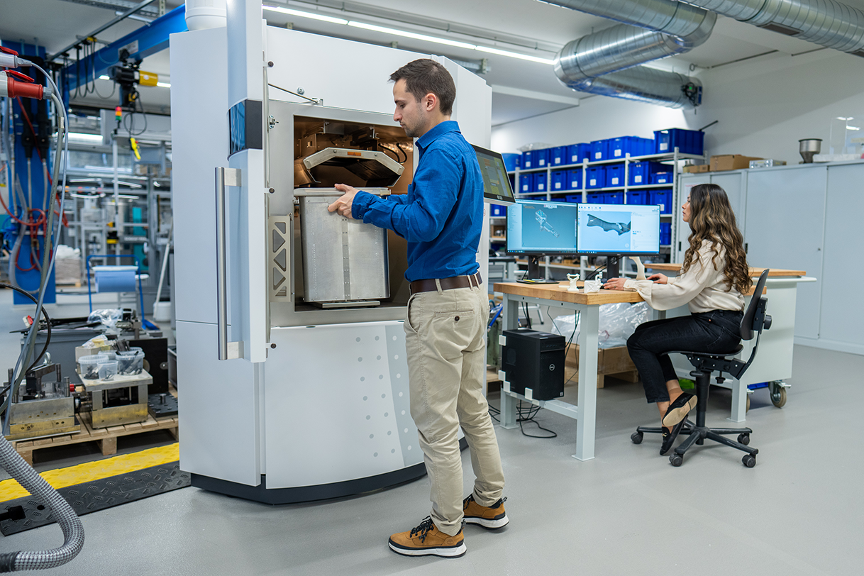 3D-Druck Printfactory Jellypipe - Arbeiten am Drucker